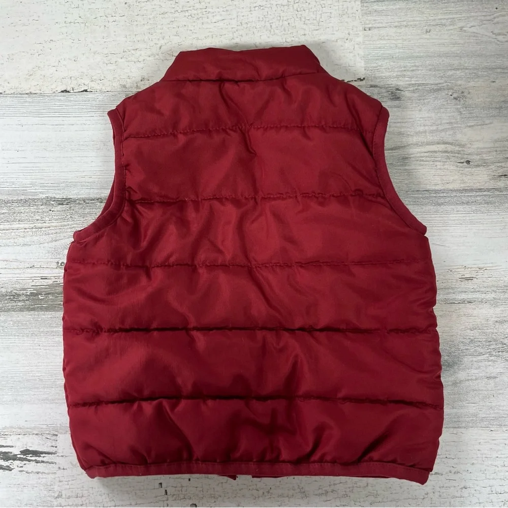 Timberland Boys Puffer Vest Size 12 Month 100 % Polyester Full Zipper